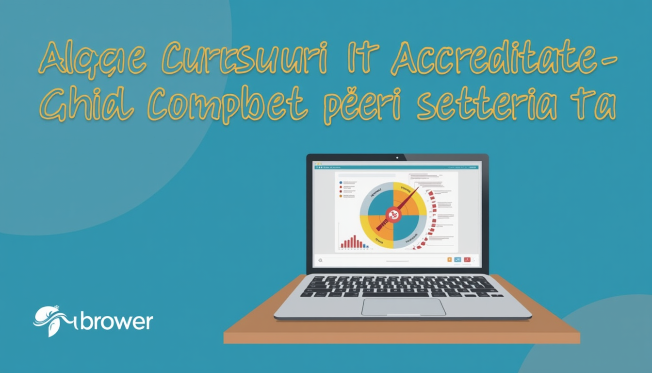 Ghid pentru alegerea cursurilor IT acreditate și succes în carieră