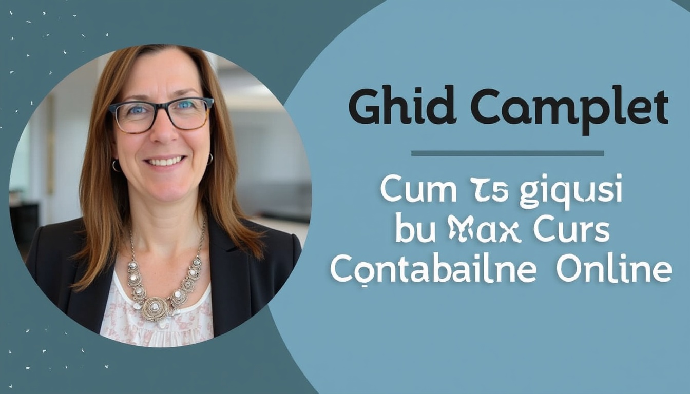 Oameni studiind contabilitate online pe laptopuri și tablete, ilustrând flexibilitatea unui curs contabilitate online.