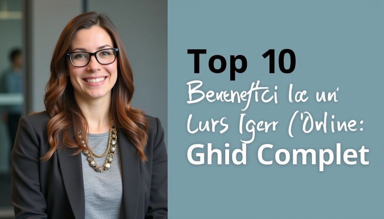 O persoană studiază pe laptop despre igiena personală și cea la locul de muncă, simbolizând un curs igiena online.